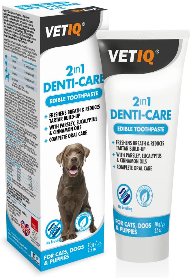 VETIQ 2-in-1 Denti-Care Edible Toothpaste