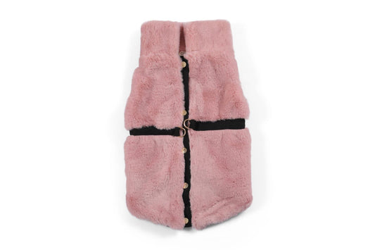 Pembe Peluş Yelek Tasma