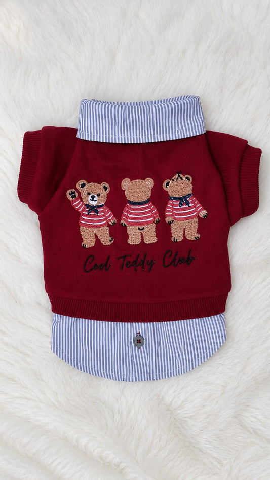 Bordo Teddy Sweatshirt